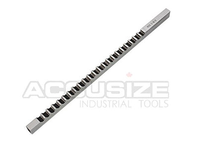 Accusize 3/8 in Style C HSS Keyway Broach, 5000-0022 - size: 3/8 in -C