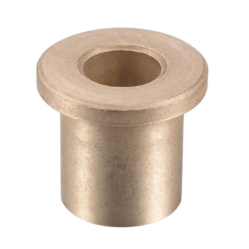 uxcell 4pcs Flange Sleeve Bearings 10mm Bore 16mm OD Sintered Bronze