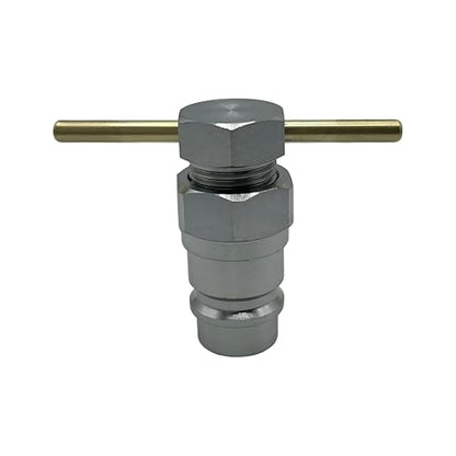 1/2" Hydraulic Quick Coupling Pressure Decompression Relief Release Tool for 1/2" Ag/Pioneer/Poppet Fittings Compatible with Kubota, John Deere, Other Compact Tractors