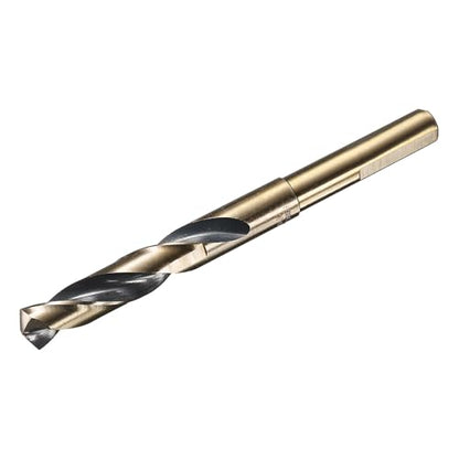 uxcell 9/16" Drill Bit 1/2" Reduced Shank 3-Flat M35 5% Cobalt HSS - size: 9/16" with 1/2" Shank
