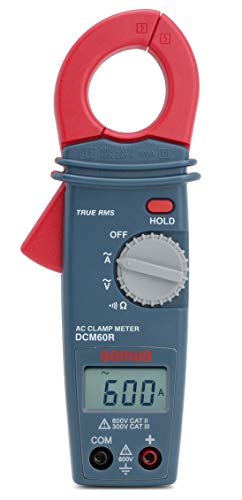 Sanwa Japan Dcm60R Trms 600A Ac Digital Clamp Meter, Grey