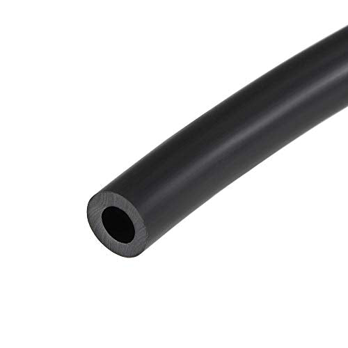 uxcell Lubricating Oil Hose, 4mm ID x 7mm OD 3.3ft Rubber Water Hose Tubing Black - size: 4mm x 7mm