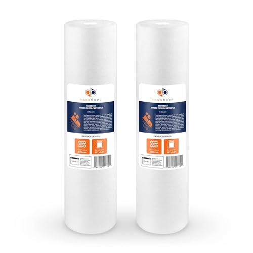 Aquaboon 5 Micron 20 x 4.5 Sediment Water Filter Replacement Cartridge