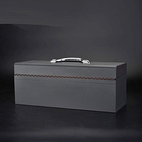 Edward Tools Metal ToolBox - Heavy Duty Portable Tool Box with Organizer Tray and Handle - Solid Metal Locking Latches - Scratch Resistant Finish (19")