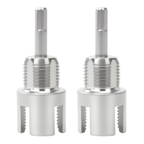 2pcs Integrated Internal & External Pipe Threading Tool 3/4'' Pipe Thread Cutting Tool Electric Drill Compatible Pvc Pipe Threader Kit Pipe Threading Tool for Plumbing Repairs