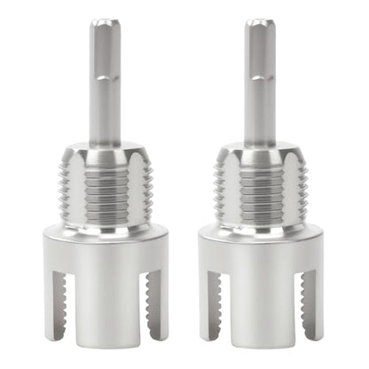 2pcs Integrated Internal & External Pipe Threading Tool 3/4'' Pipe Thread Cutting Tool Electric Drill Compatible Pvc Pipe Threader Kit Pipe Threading Tool for Plumbing Repairs