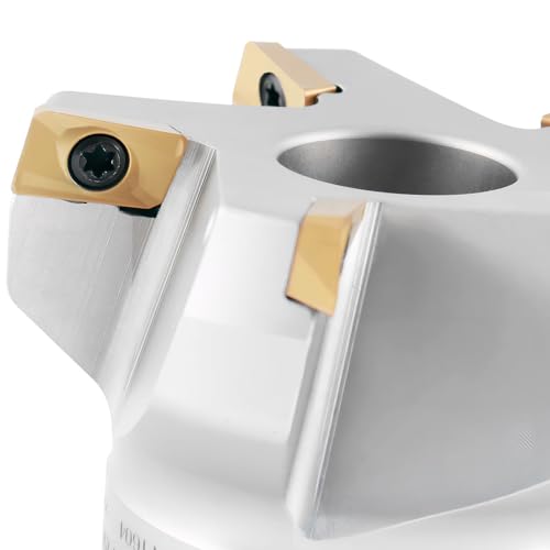 Accusize Indexable Face Mill, 3 in, 75 Deg, 5 APKT1604 Inserts, 0028-2602 - size: 3"