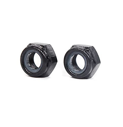 30Pcs M6-1.0mm Black Zinc Plated Nylon Lock Nuts Inserted Hex Self Clinching Nuts - size: m6