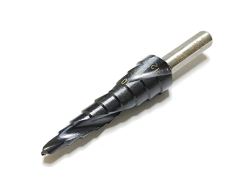 4-12mm HSS M35 Black Cutting Drill Bit TiAlN Coated Spiral Step Drill Bit for DIY Metalworking Tools - size: 4-12
