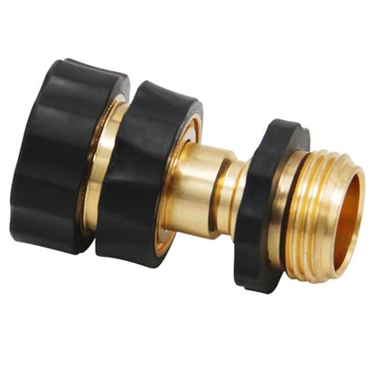Lifynste 3/4 Inch Garden Hose Quick Connector Fittings, Easy Connector Fitting, Male and Female Set, (2) - style: Set of 2