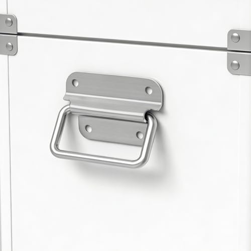 304 Stainless Steel Folding Pull Handle, Recessed Chest Lift Grip