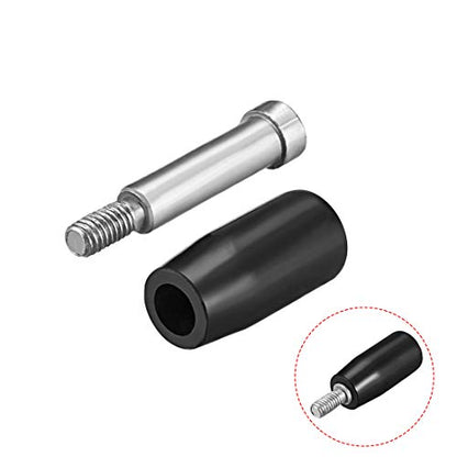 uxcell 2 Pcs Revolving Handwheel Machine Handle M6 Male Threaded Stem for Milling Machine - size: M6 x 32mm