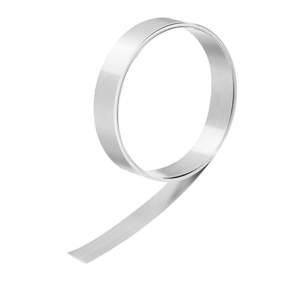 MECCANIXITY 301 Stainless Steel Foil Roll 0.1mmx10mmx2m Silver - size: 0.1mm x 10mm x 2m