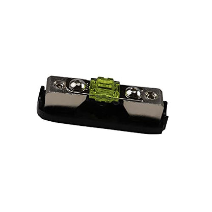 ZOOKOTO 2 Pcs 100A MINI AFS Inline Fuse Holder 4/8 Gauge in 4/8 Gauge Out Fuse Block for Car Audio - size: 100A