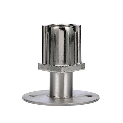 Component Hardware A14-0654-C 1-1/2" Square Adjustable Flanged Foot Insert