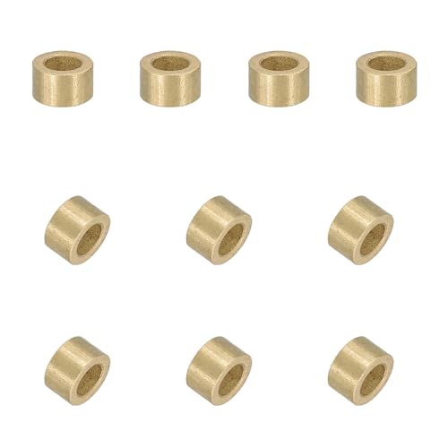 uxcell 50Pcs Sleeve Bearings, 3mm Bore x 5mm OD x 3mm Length, Self-Lubricating Sintered Bronze Bushings - size: 3mm Bore x 5mm OD x 3mm Length