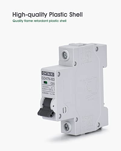 AC Miniature Circuit Breaker, 63 Amp 120V/240V 1 Pole - style: 63 Amp
