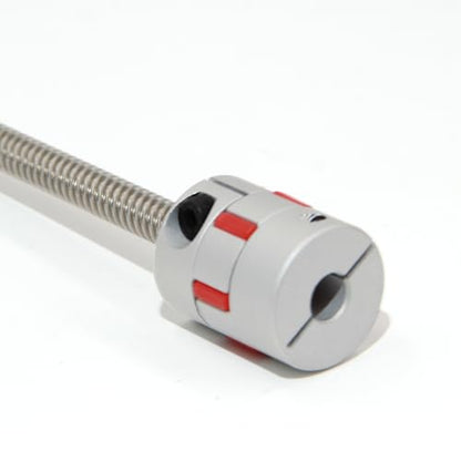 6.35mm to 8mm Bore Aluminium Plum Flexible Shaft Coupling Servo Stepper Motor Jaw D25xL30 Connector Flexible Shaft Couplers for 3D Printer/CNC Machine/DIY Encoder, 2pcs/Pack(6.35mmx8mm) - size: 6.35mmx8mm