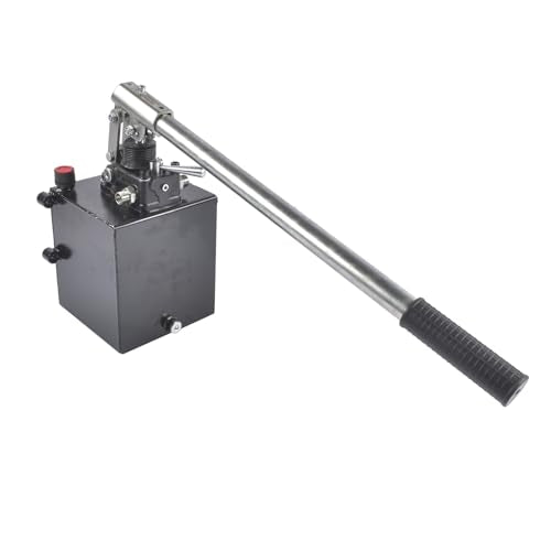 Double Acting Hydraulic Hand Pump with 5 Quart Tank, 1.5 CID, 3600 PSI - size: 5 QTs, 1.5CID