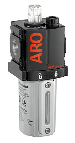 ARO Ingersoll Rand ARO L36231-100-VS Air Line Lubricator, 3/8" NPT - 150 psi Max Inlet, Black/Gray - size: 3/8" NPT