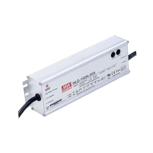 LED Driver 150W 30V 5A HLG-150H-30A Meanwell AC-DC SMPS HLG-150H Series MEAN WELL C.V+C.C Power Supply