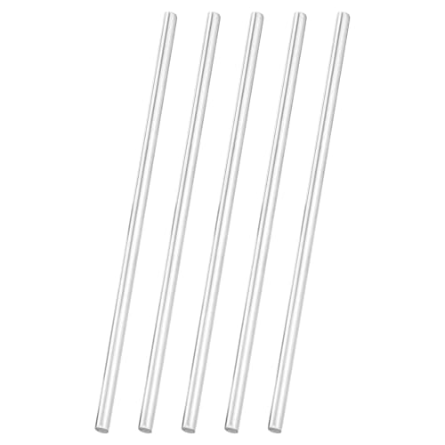 uxcell 5pcs 304 Stainless Steel Round Rods, 1/8" Dia x 4" Length Stainless Steel Metal Solid Shaft Rod Bar for Industry Use Metal Working Hobbies DIY Craft, Silver - size: 1/8" Dia x 4" Length