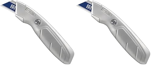 IRWIN Utility Knife, Fixed Blade (2081101) , gray (Pack of 2) - size: 1 Count (Pack of 2)