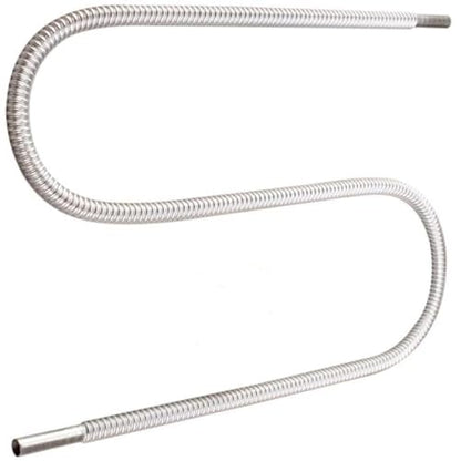 1/4" Pilot Tube,1/4" OD x 24" Flex Pilot Stainless Steel Tube for Fireplace.Gas Stove.Deep Frye.Water Heater Pilot Line - color: 1/4" x 24" Stainless Steel Flex Tube