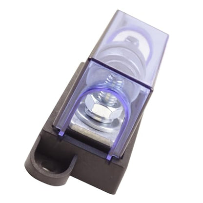 500V AC/DC 350A Class T Fuse Holder, 10kA IR Fuse Block 350amp for Inverter and High- Power Appliances in Marine Boats, Cars, Trucks, RVs - style: 500V 350A