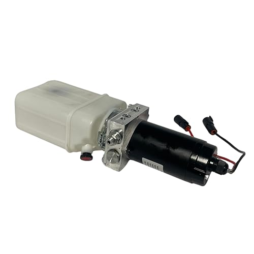 Magister Hydraulic Bi-Directional Power Unit 12V DC, Double Acting Hydraulic Power Pack 2900 PSI, Hydraulic Pump with 2 Qt Tank