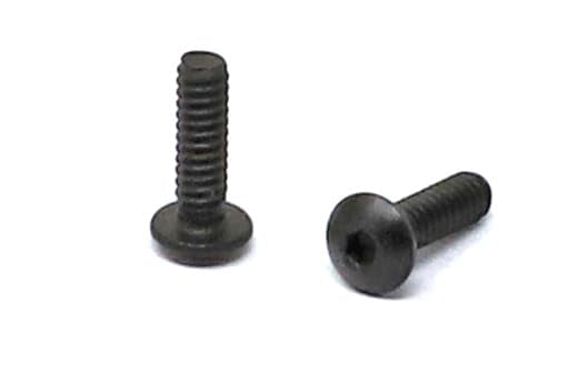 iexcell 100 Pcs #4-40 x 3/8" Alloy Steel 10.9 Grade Hex Socket Button Head Cap Screws Bolts Kit, Black Oxide Finish - size: #4-40 x 3/8"