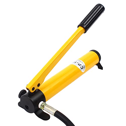 Manual Hydraulic Pump, 10000Psi CP-180 Hand Pump Separated Type Hydraulic Tool 10 Ton Hydraulic Power Pack Pump 700kg/cm²