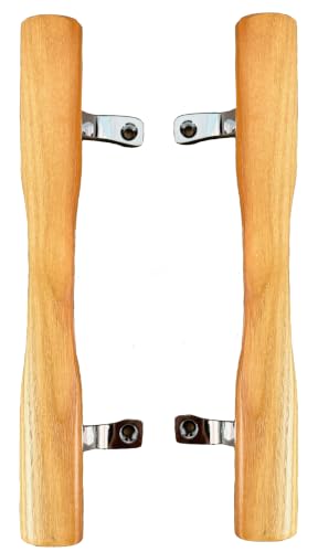 Pack of 2,Patio Pull Handles,Sliding Patio Door Wood Handles,6-5/8 In - size: Pack of 2