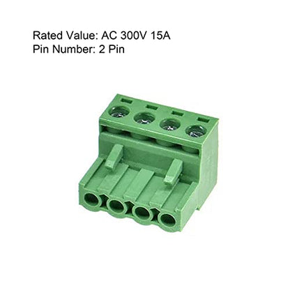 20pcs 4P 5.08mm Angle PCB Screw Terminal Block - size: 20pcs 4P 5.08mm