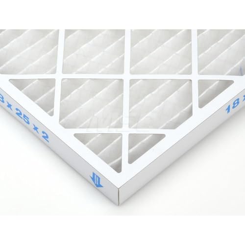Pro - Source 18x25x2 Pleated Air Filter Wire-Backed Pleated MERV 8 Synthetic Paperboard Frame 500 FPM 1175 CFM Use with Any Unit