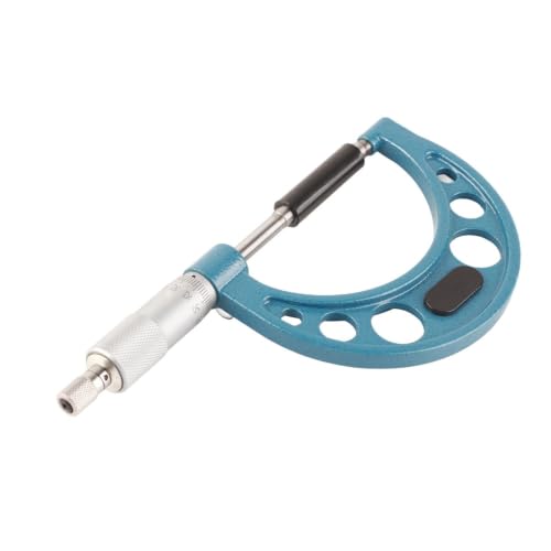 Outside Micrometer, 50-75mm, 0.01mm Accuracy Ductile Cast Iron Outer Diameter Measuring Tool for Machinery Workshop