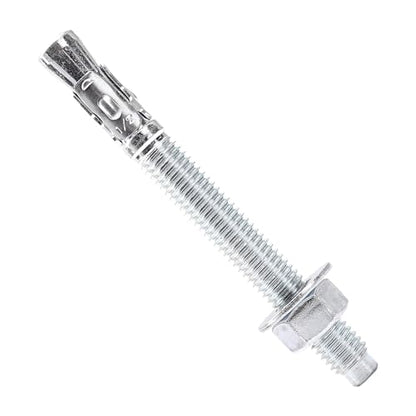 1/2" x 4-1/2" Wedge ANCHORPZ - Concrete Anchor Carbon Steel Wedge Anchor with Excellent Anti-Rust Performance 10PC - size: 1/2"x4-1/2"