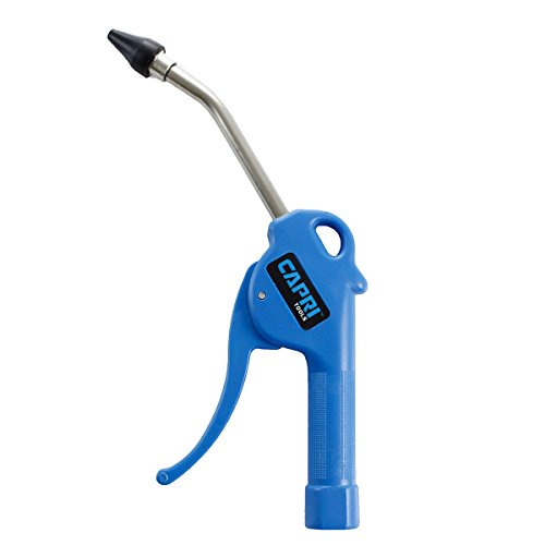 Capri Tools 21072 5-in Air Blow Gun with Rubber Tip, Blue - size: 5"