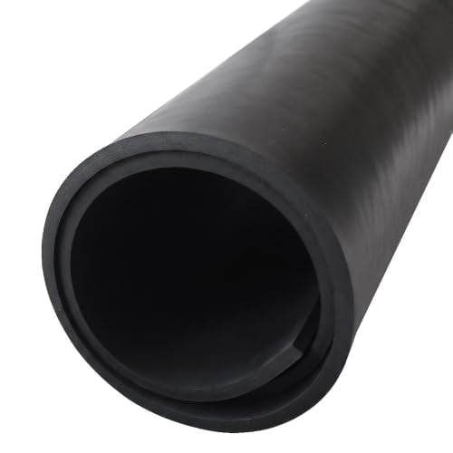 EPDM Rubber Sheet, Black, 60A, 0.375" x 36" x 48" - size: 48 x 36 x 0.375 in.
