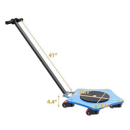 Machine Skates Heavy Duty 8800lbs Capacity with with 5X 360° Swivel Rollers for Industrial Machinery Mover