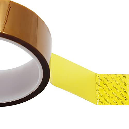 20mm x 33M (0.8" x 108ft) High Temperature Resistant Polyimide Tape - size: 20mm