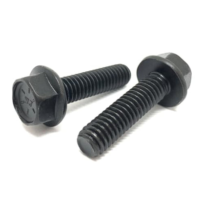 (50 Pieces) 5/16-18x1 Grade 8 Hex Flange Bolts Screws UNC Coarse Full Threads Phos & Oil