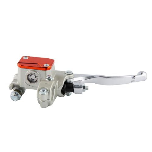 22mm 7/8'' Motocross Right Brake Master Cylinder Clutch Pump Brake Lever for SX SX-F EXC-F EXC XC XC-W XC-F TPI 6Days 125-530 2008-2023 (Orange) - color: Orange