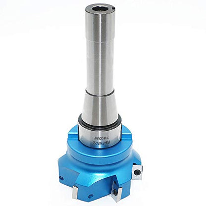 3.15 Inch Face Milling Cutter Aluminum 400R 80MM CNC End Milling Cutter Holder + R8-FMB22 Shank Face Shell Mill Arbor + 6pcs APKT1604 Carbide Inserts + 8mm Hexagon Wrench + T15 Wrench CNC Machine Tool - style: AL 400R 80-22 (3.15 Inch)