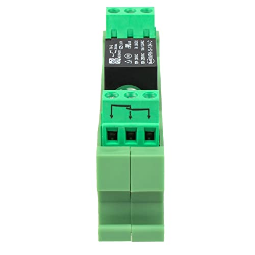 Relay Board, Relay Module 1 Channel 1 SPDT DIN Rail Mount 24V DC/AC - size: 1 Channel 1 SPDT