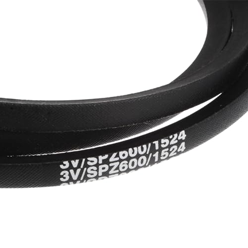 uxcell 3V600 Rubber V Belt 60" Length x 0.38" Width x 0.31" Thick, Industrial Power Transmission Belt - size: 60" Length