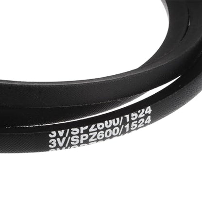 uxcell 3V600 Rubber V Belt 60" Length x 0.38" Width x 0.31" Thick, Industrial Power Transmission Belt - size: 60" Length