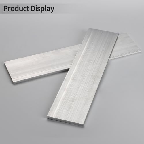 1 Pcs 1/4" x 3" 6061 Square Aluminum Flat BAR,12" Long, 6mm X 75mm X 305mm Aluminum Flat Plate, T6511 Solid New Mill Stock - size: 1/4x3x12"