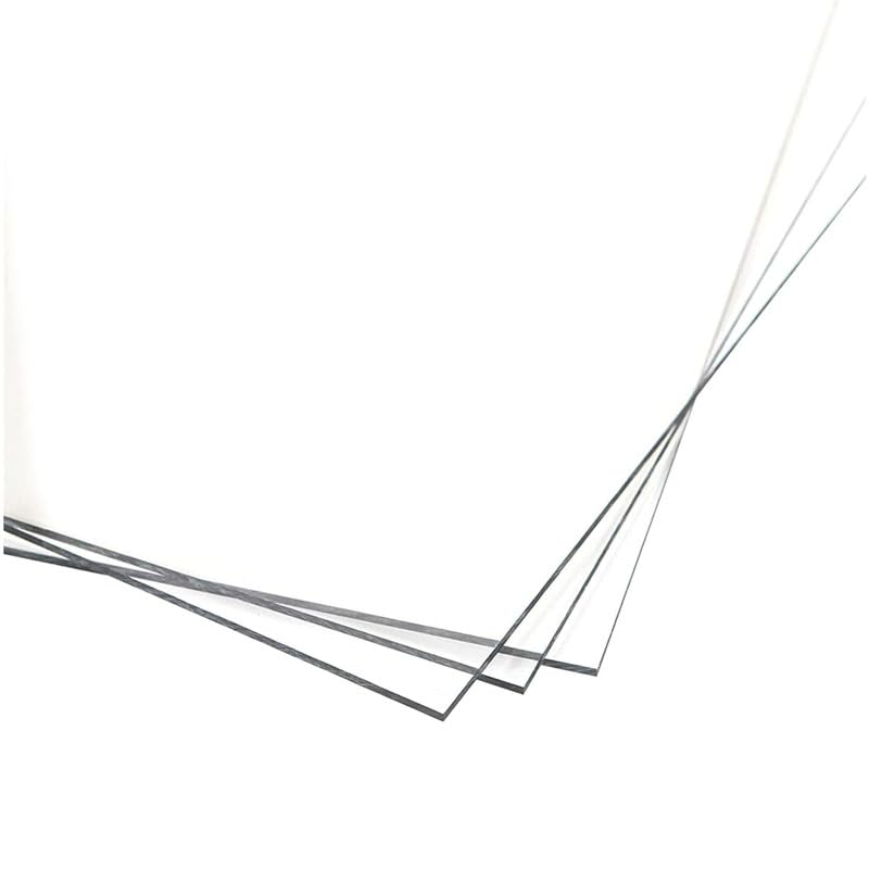 KASTLITE Clear Acrylic Sheet, 6×12" Nominal Size Plexiglass Plastic, 4PK - color: Clear, size: 6" x 12"