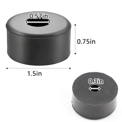 192310GS Anti Vibration Rubber Feet, 8 Pack Anti Vibration Heavy Duty Rubber Foot for Air Compressors, Generators Pressure Washers Isolation Pads Compatible with 094-0026 E106661 D091007, with Screw